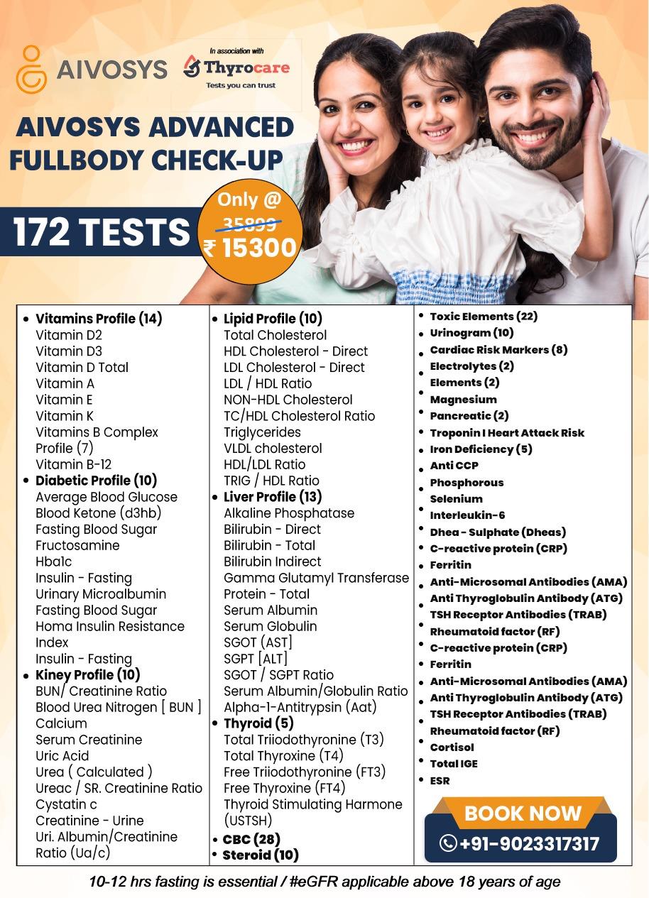 Aivosys Advanced Fullbody Check-up