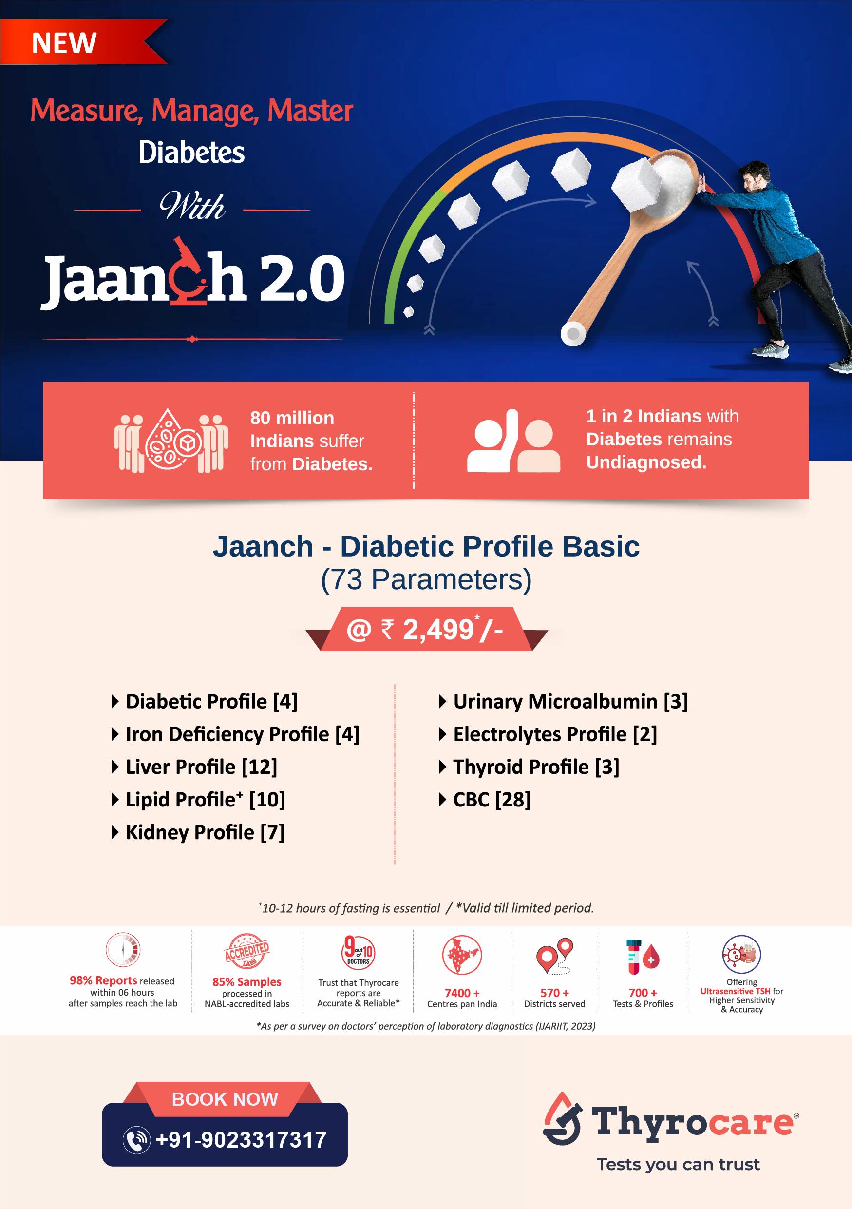 Jaanch Diabetic Profile Basic