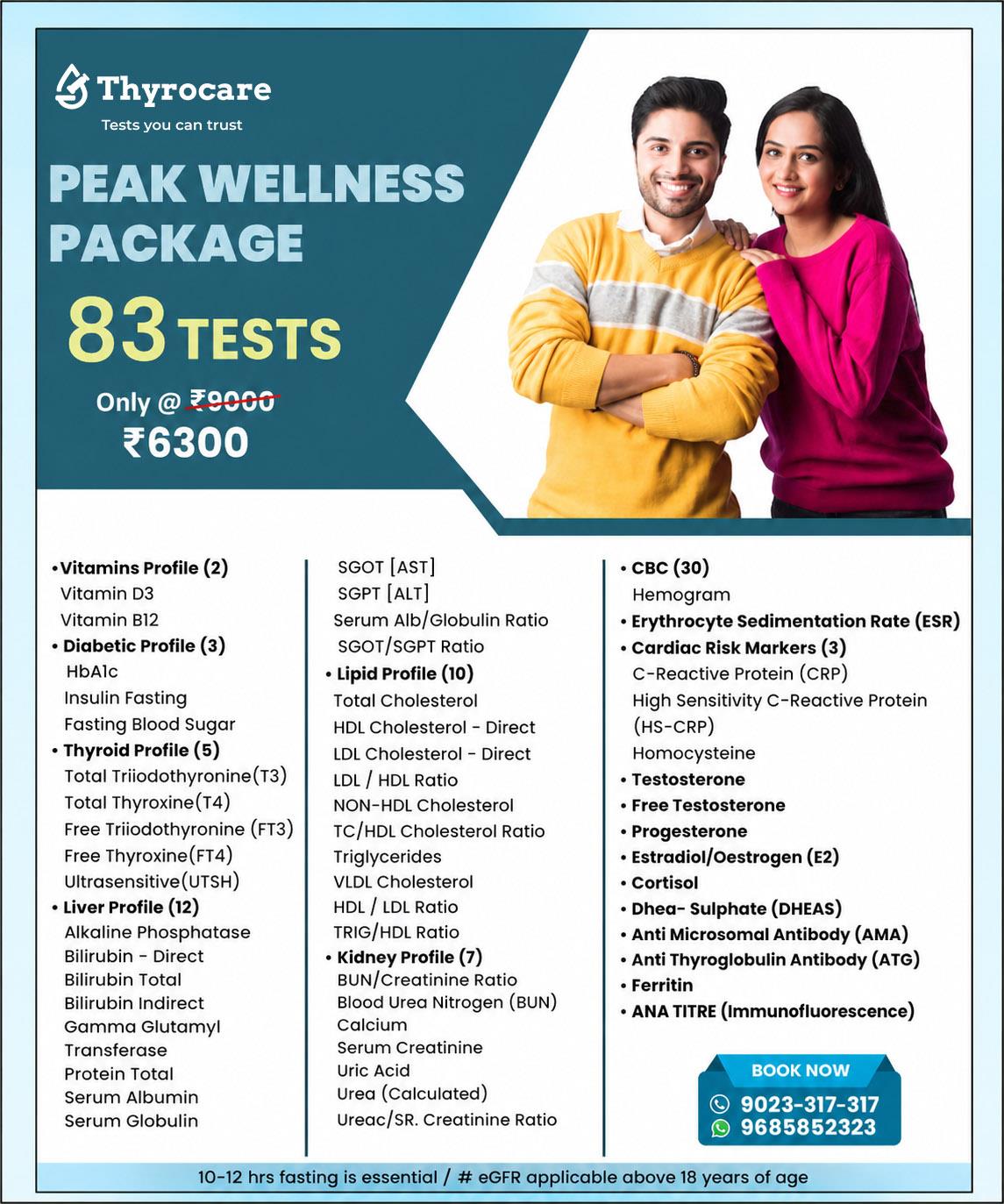 PEAK WELLNESS PACKAGE