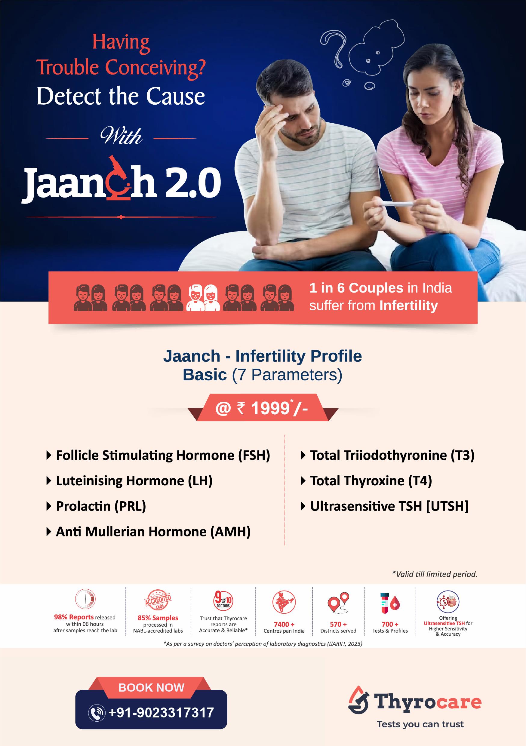 Jaanch Infertility Profile Basic