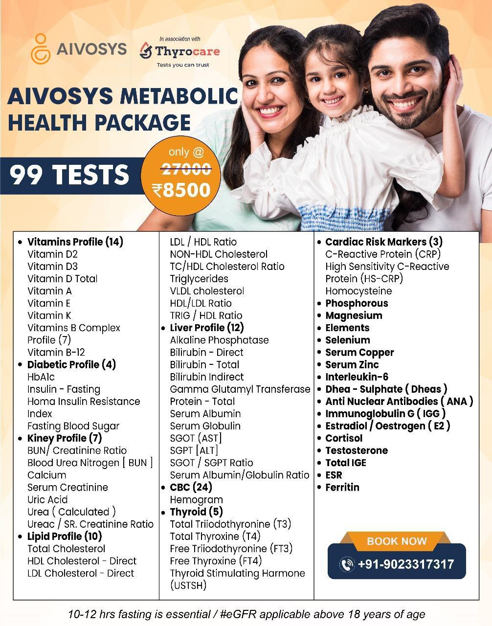 Aivosys Metabolic Health Package