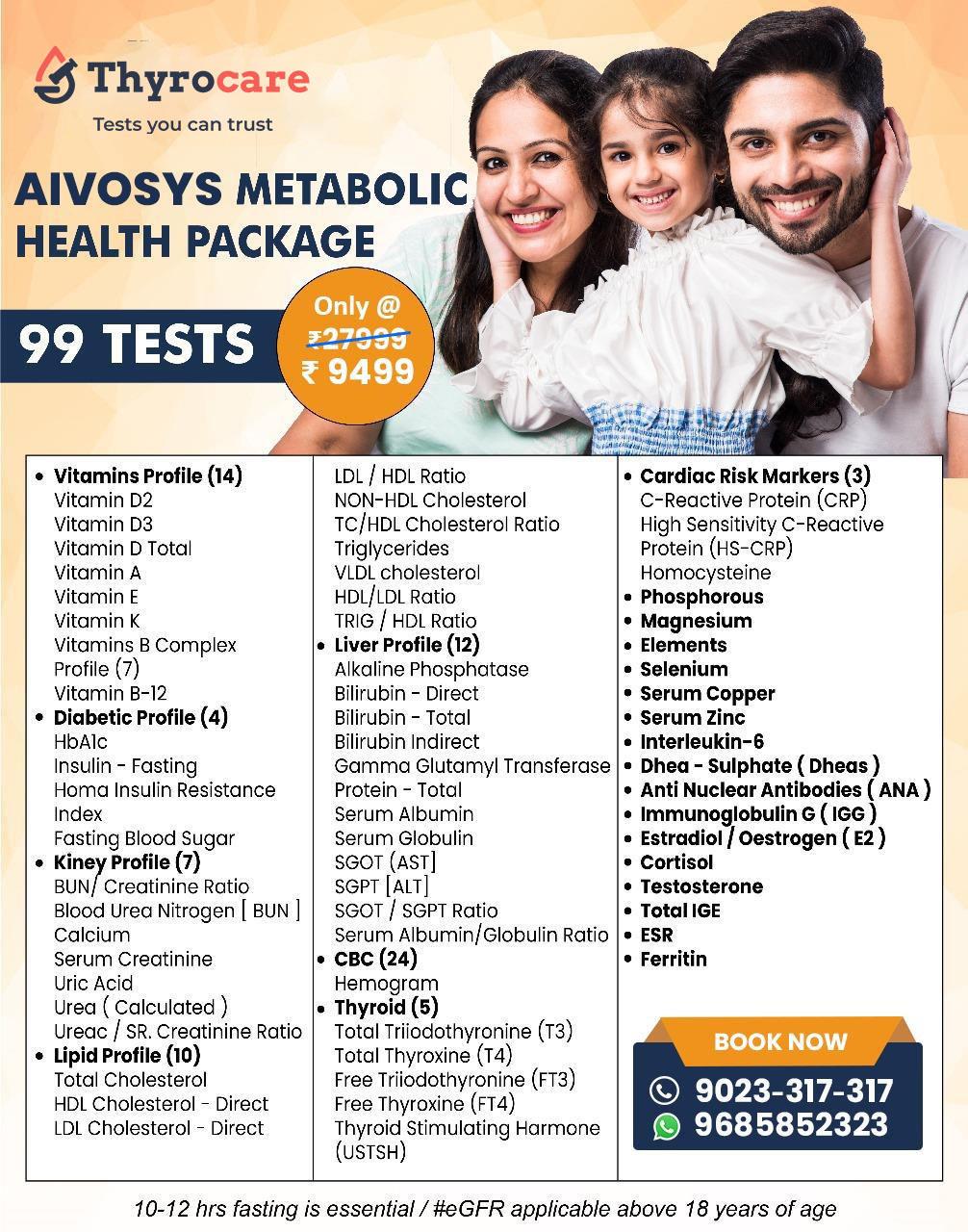 Aivosys Metabolic Health Package